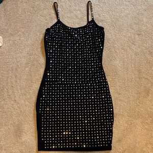 Black Studded Dress